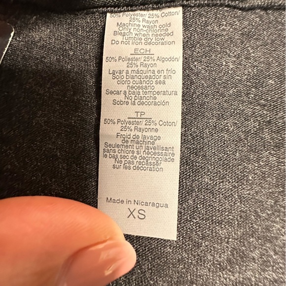 HARLEY Davidson Bar & Shield West Virginia Short Sleeve Tee Dark Gray Sz XS NWT - Picture 7 of 10